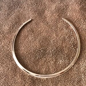 Solid silver choker